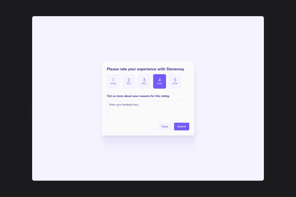 Feedback modal with Next.js and Tailwind CSS